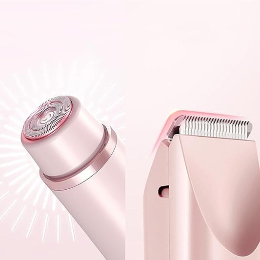 Dual-Head Shaver Women,2 In 1 Women Electric Shaver Dual-Head, Intimate Razor Womens, Ipx7 Waterproof Rechargeable, For Armpit, Legs, Arms 2