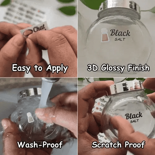 3D Waterproof Kitchen Wall Stickers – Oil Proof & Heat Resistant Self-Adhesive Tiles Hommart