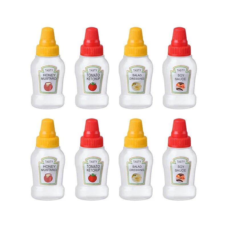Mini Condiment Bottle Camping Squeeze Bottles