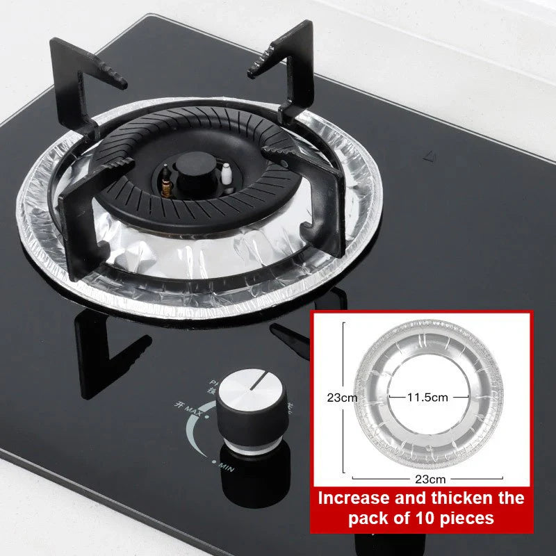 Thickened Aluminum Foil Covers Gas Stove Oil Proof Pad Protector Cover Proof