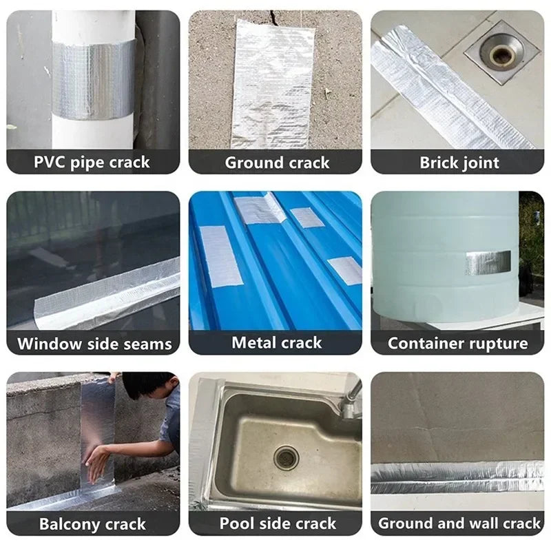 Waterproof Tape High Temperature Resistance Aluminum Foil Tape