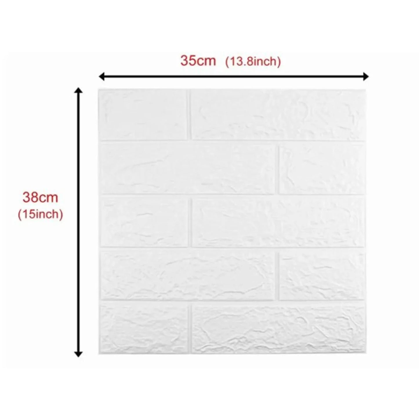 3D Wallpaper Self Adhesive Waterproof Cuttable Odorless Faux Brick Wall Panel