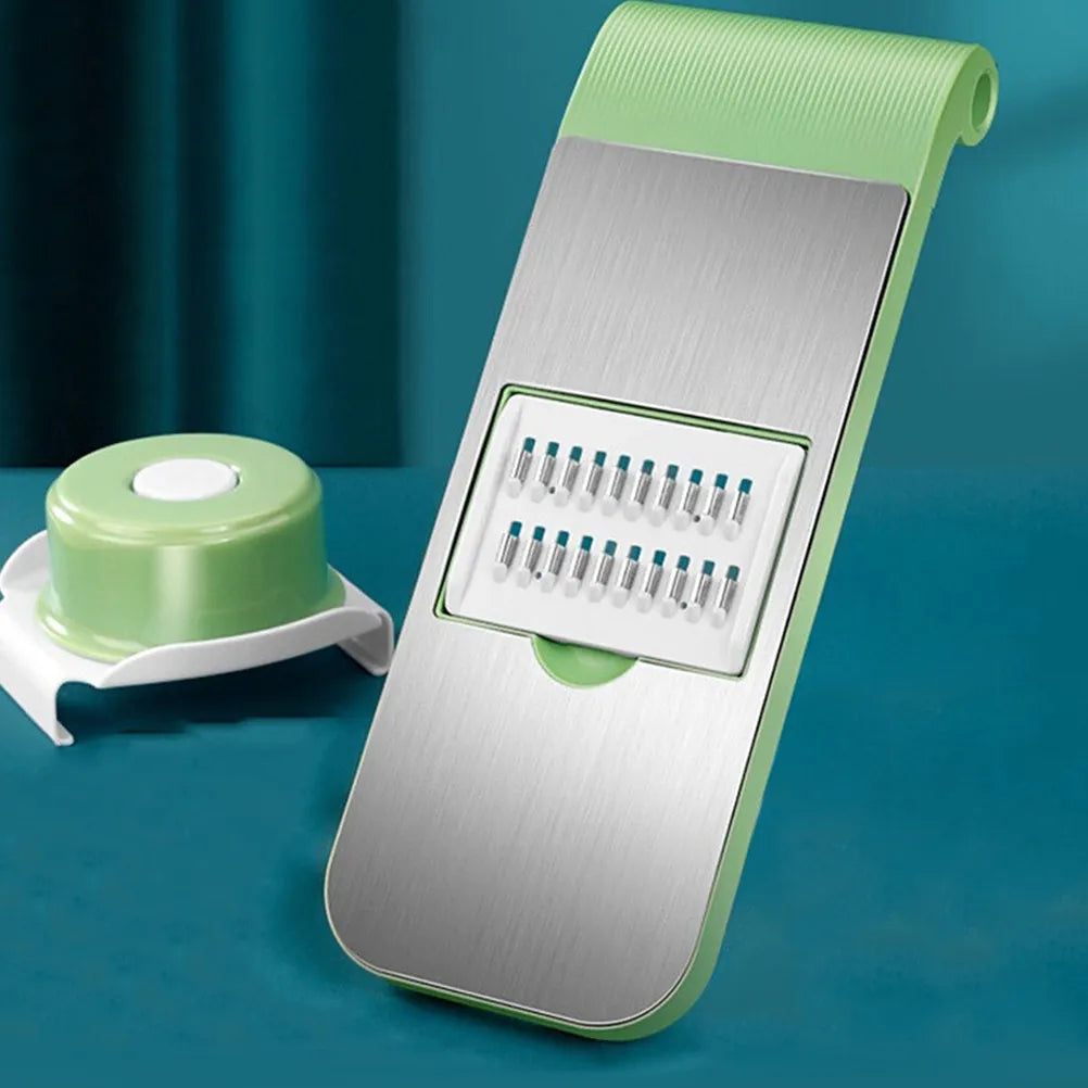 Kitchen Vegetable Cutter with Stainless Steel Blade 4-in-1 Slicer Grater