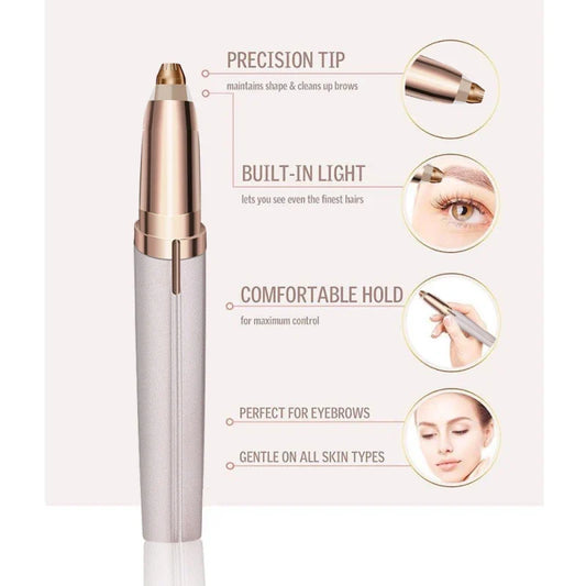 Electric Eyebrow Trimmer USB Charger Security Hair Removal Eye Brow Epilator Shaper Shaver