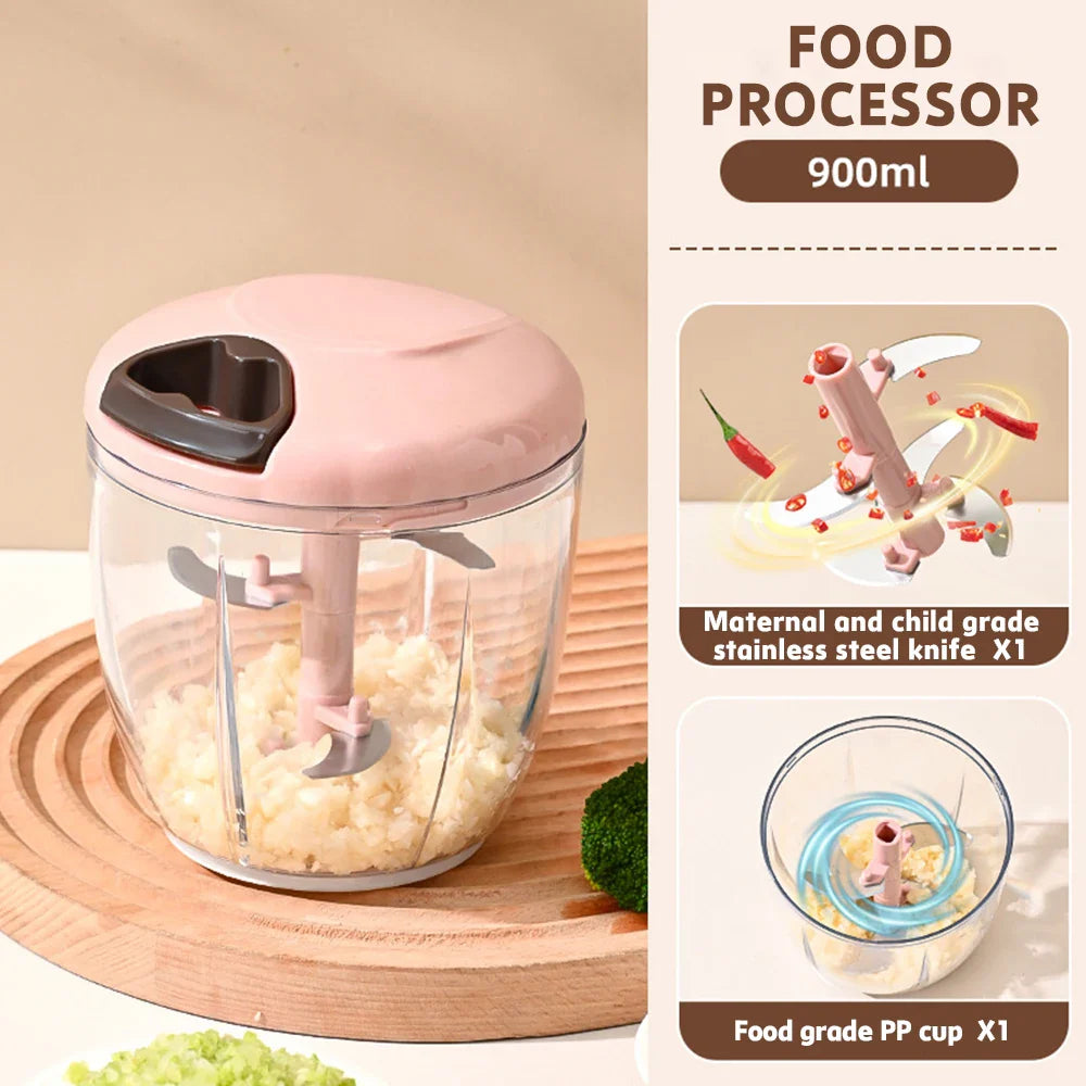 900ml kitchen and household grinder copper