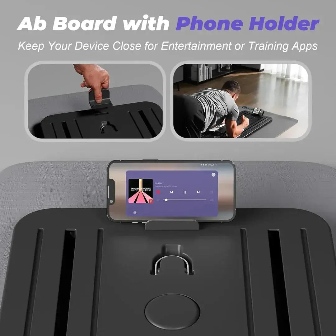 SNK Fitness 20 in 1 Multi-Purpose Full Body Workout Board | Automatic Rebound Ab Roller | Full Body Home Gym System Homemart