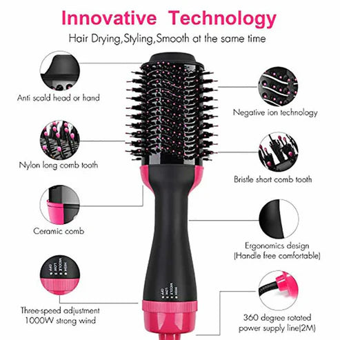 One step Brush 3 in 1 hair brush