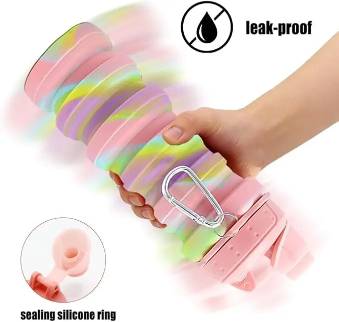 Folding Water Bottle 500ml Hommart