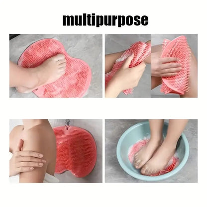 Wash Feet Bathroom Exfoliating Shower Massage Bathing Non-slip Bath Mat Back Brush Foot Wash Body Cleaning Bathing Tool