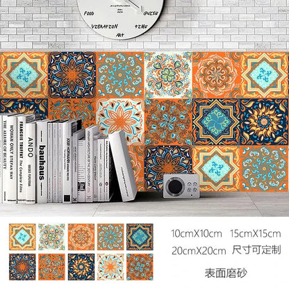 Tile Sticker Waterproof Film For Tiles /Ground in Kitchen Bedroom Toilet Floor Decor Art Wallpaper Hommart