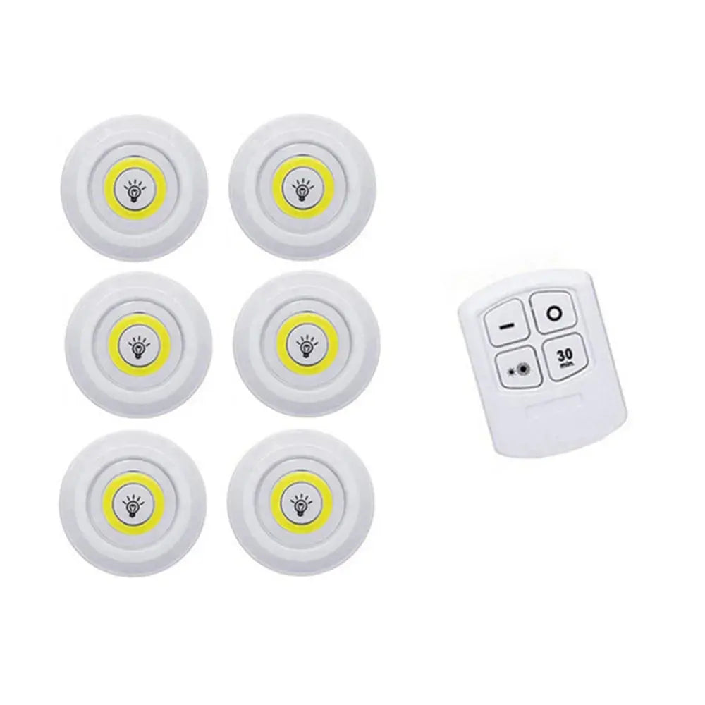 Dimmable LED Under Cabinet Light with Remote Control Battery Operated LED Closets Lights Wardrobe Bathroom lighting Hommart
