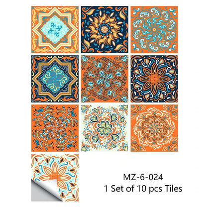 Tile Sticker Waterproof Film For Tiles /Ground in Kitchen Bedroom Toilet Floor Decor Art Wallpaper Hommart