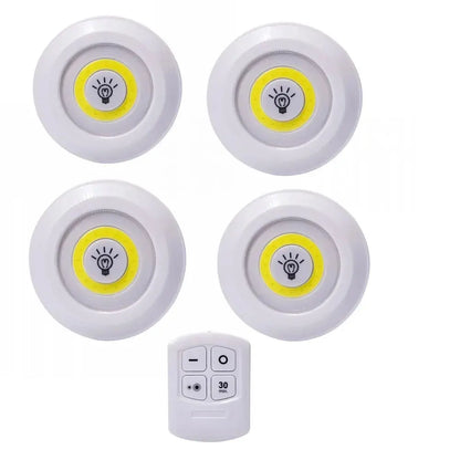 Dimmable LED Under Cabinet Light with Remote Control Battery Operated LED Closets Lights Wardrobe Bathroom lighting Hommart