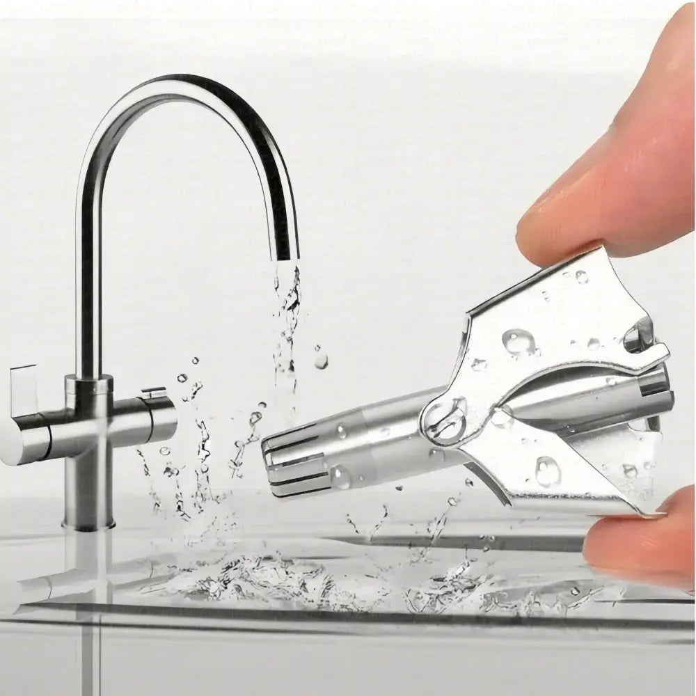 Manual  Nose Hair Trimmer Stainless Steel Hommart