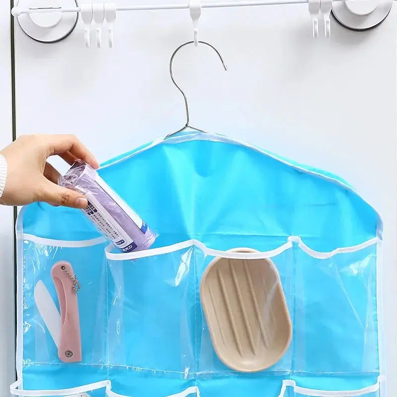 16Pockets WardrobePockets Clear Hanging Bag Hommart