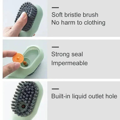Multifunction Cleaning Shoe Brush Soft Automatic Liquid Shoe Brush Hommart