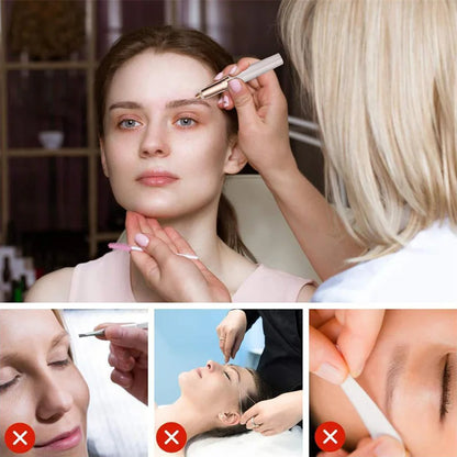 Electric Eyebrow Trimmer USB Charger Security Hair Removal Eye Brow Epilator Shaper Shaver