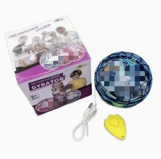 LED Luminous Flying Spinner Ball – Hand Toss Light Up Boomerang Toy Hommart