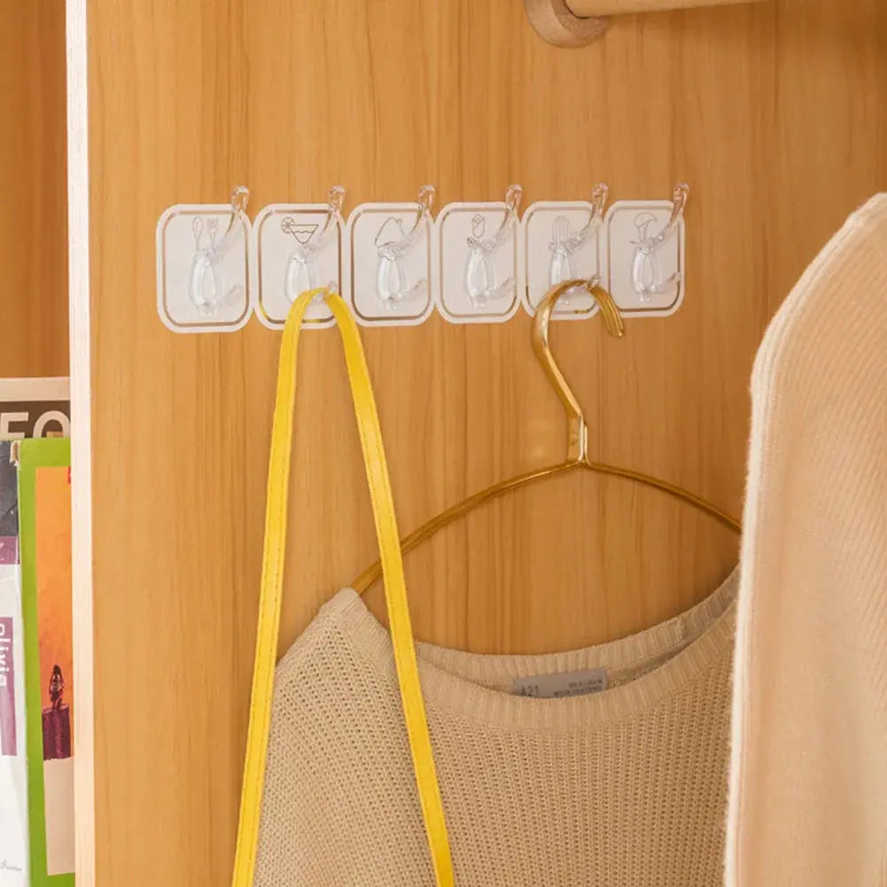 Wall Mounted Adhesive Hook No Drilling Waterproof Adhesive Hook For Bathroom Toilet Hommart