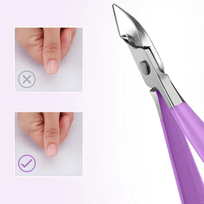 16 PCS Manicure And Pedicure Set Nail Clippers Kit Travel Grooming Clippers Care Tools