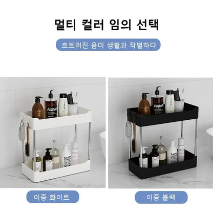 Premium Kitchen Countertop Organizer Shelf - Sturdy Elevated Spice Rack and Spacious Storage Rack for Efficient Organization Hommart