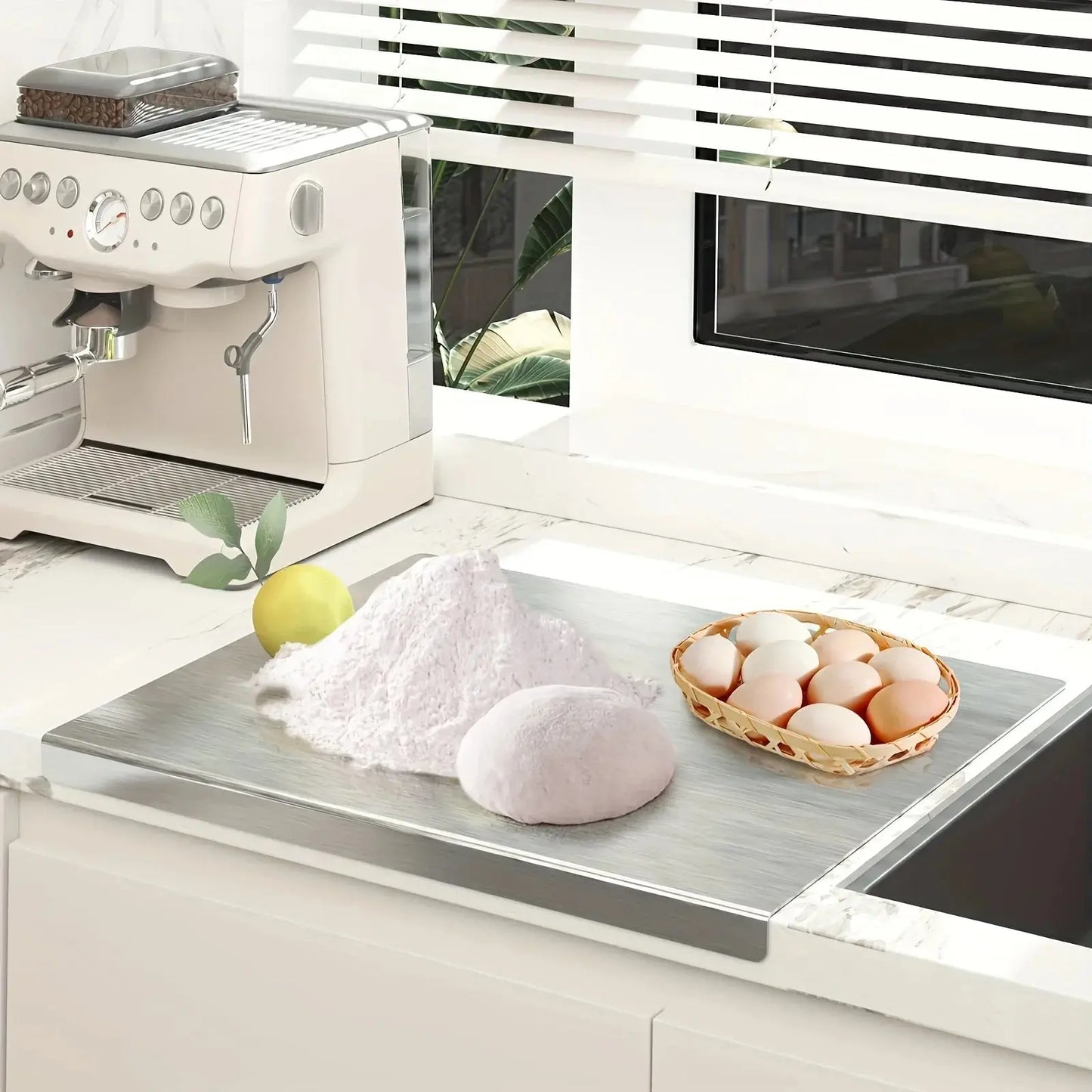 Stainless Steel Cutting Board - Heavy Duty Non-Slip Hommart