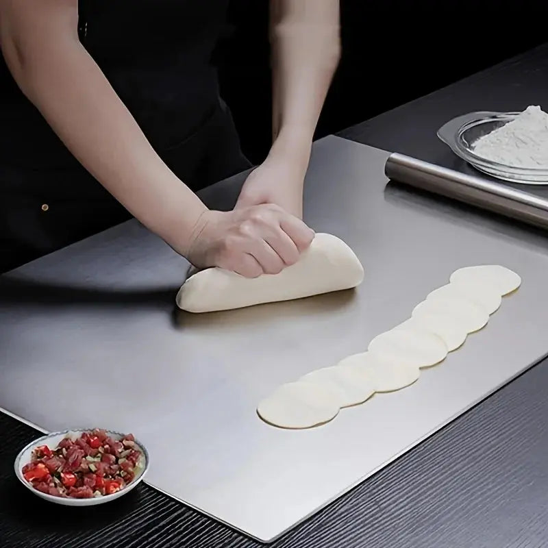 Stainless Steel Cutting Board - Heavy Duty Non-Slip Hommart