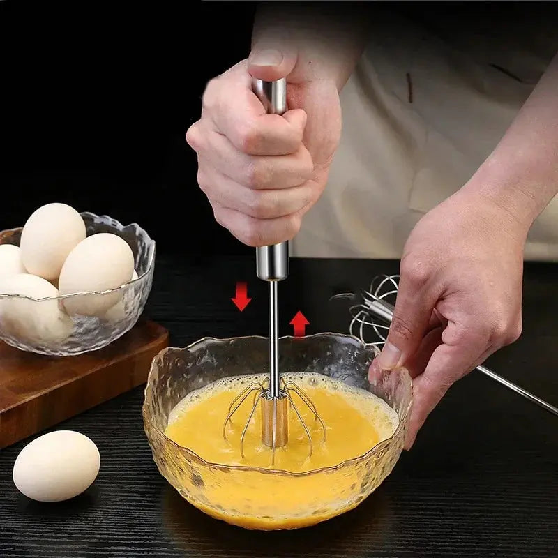 Kitchen Stainless Steel Whisk Hand Pressure Semi-automatic Hommart