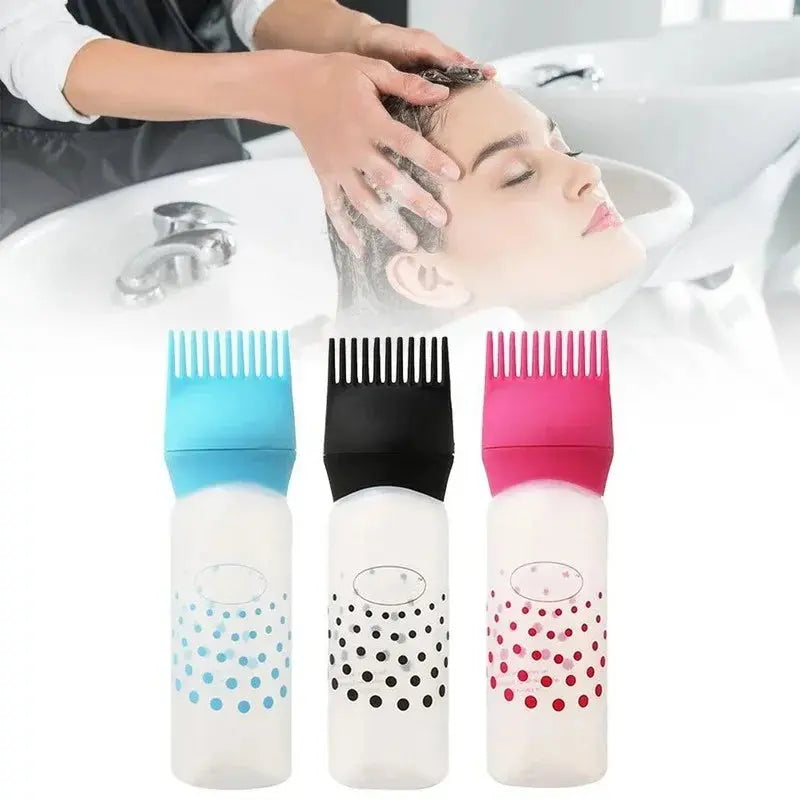 1Pcs Professional Refillable Hair Dye Applicator Brush Bottle Homemart