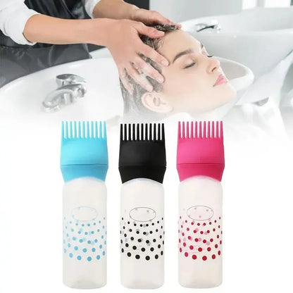 1Pcs Professional Refillable Hair Dye Applicator Brush Bottle Homemart