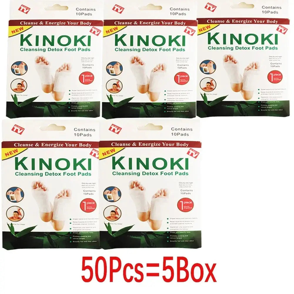 Kinoki Cleansing Detox Leg Healthy Herbal Pads 10pcs Hommart