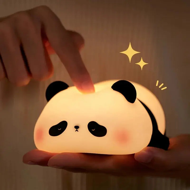 Panda Night Light, Rechargeable with Timer, Bedside Table Lamp, Hommart