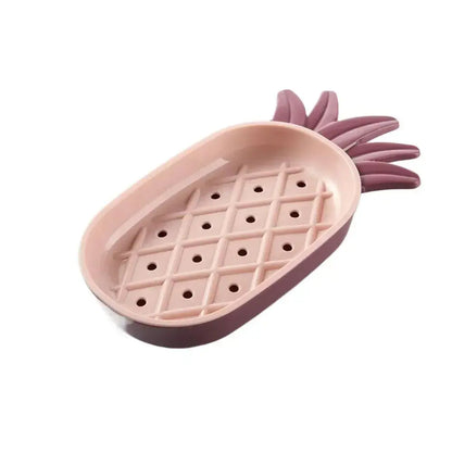 Creative Pineapple Shape Drain Soap Box Soap Storage Box Easy Clean Soap Dishes Holder Hommart