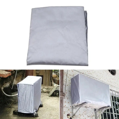 Air Conditioner Cover Anti-Dust Anti-Snow Waterproof Sunproof Conditioner Protectors Hommart