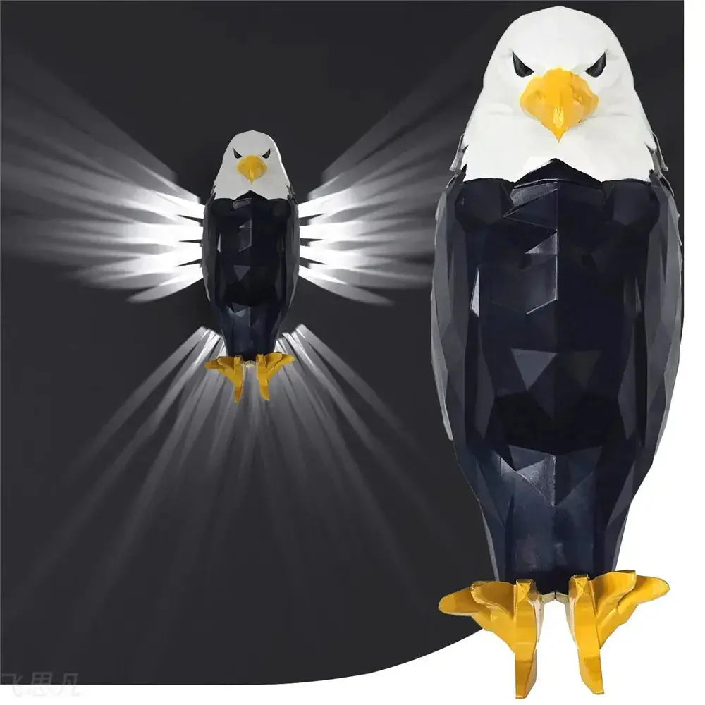 Creativity 3D Bald Eagle Wall Night American Eagle Night Light Decoration Wings of Light Hommart