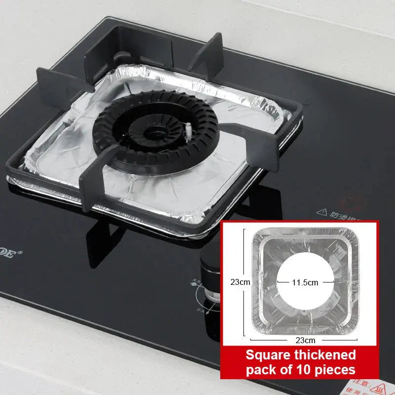 Thickened Aluminum Foil Covers Gas Stove Oil Proof Pad Protector Cover Proof Hommart