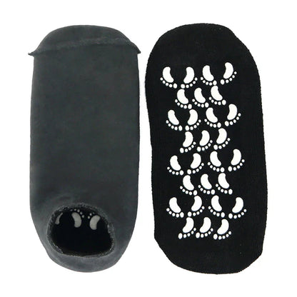 1Pair Multi Colored Essential Oil Moisturizing Socks Gloves For Dry Cracked
