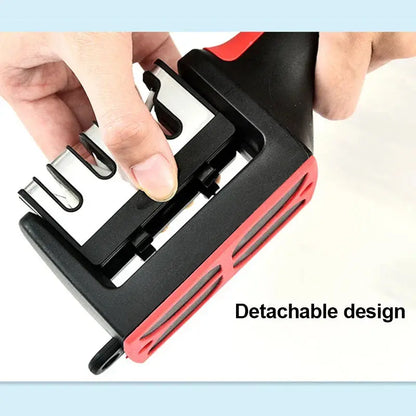 3-Stage Professional Knife Sharpener – Diamond, Tungsten Steel & Ceramic Sharpening Tool Hommart