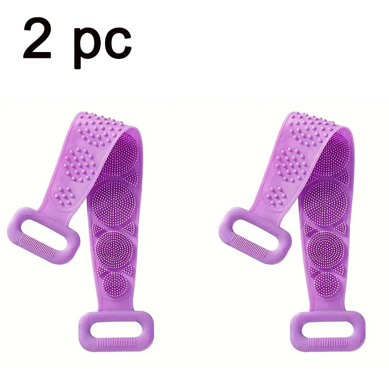 Body Silicone Brush Scrub Body Exfoliating Sponge Brush Bathroom Shower