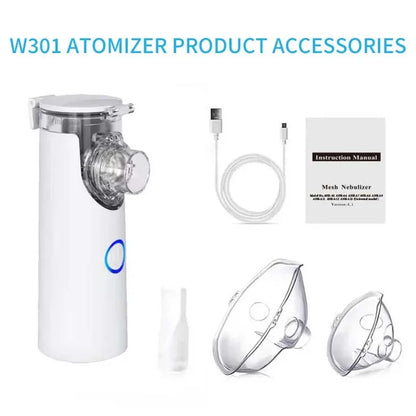 Medical Silent Ultrasonic Nebulizer Automizer Handheld Respirator Portable Asthma Humidifier