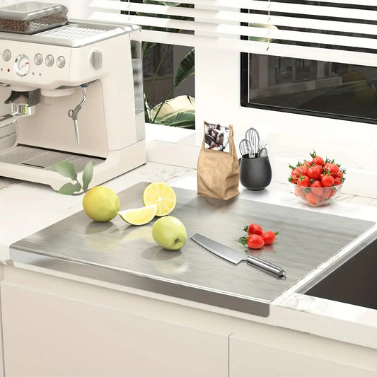 Stainless Steel Cutting Board - Heavy Duty Non-Slip Hommart