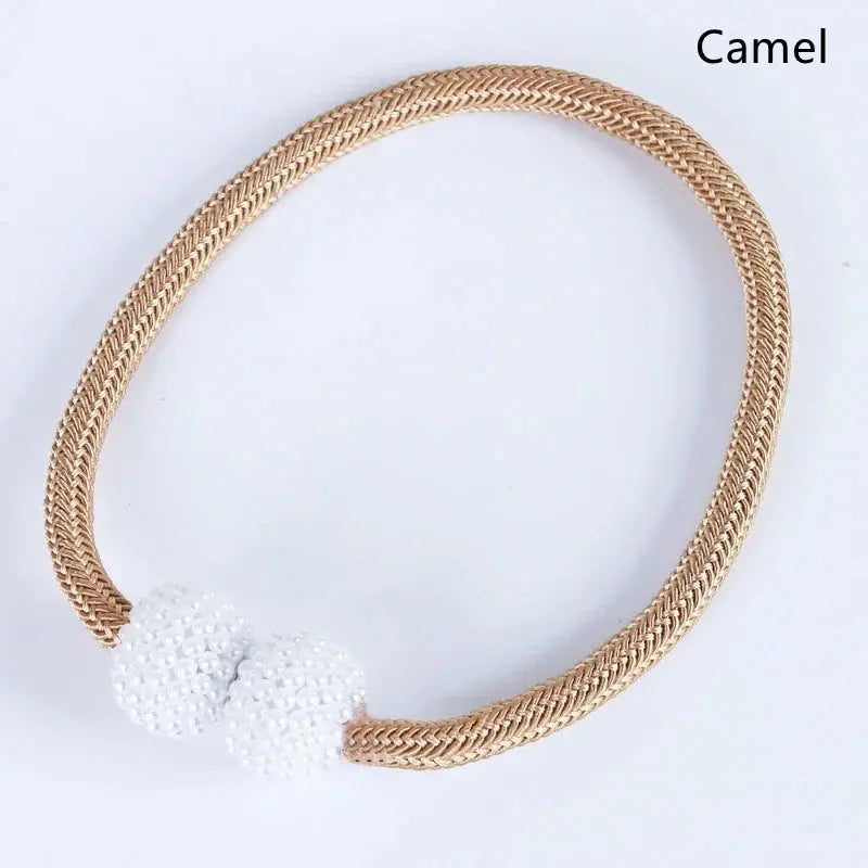 2PCS Pearl Magnetic Curtain Clip Curtain Holders Tie Back Buckle Clips Hanging Ball Hommart