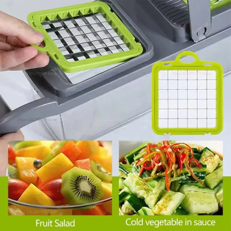 Multifunctional Portable Kitchen Chopper Vegetable Shredder Slicer Hommart
