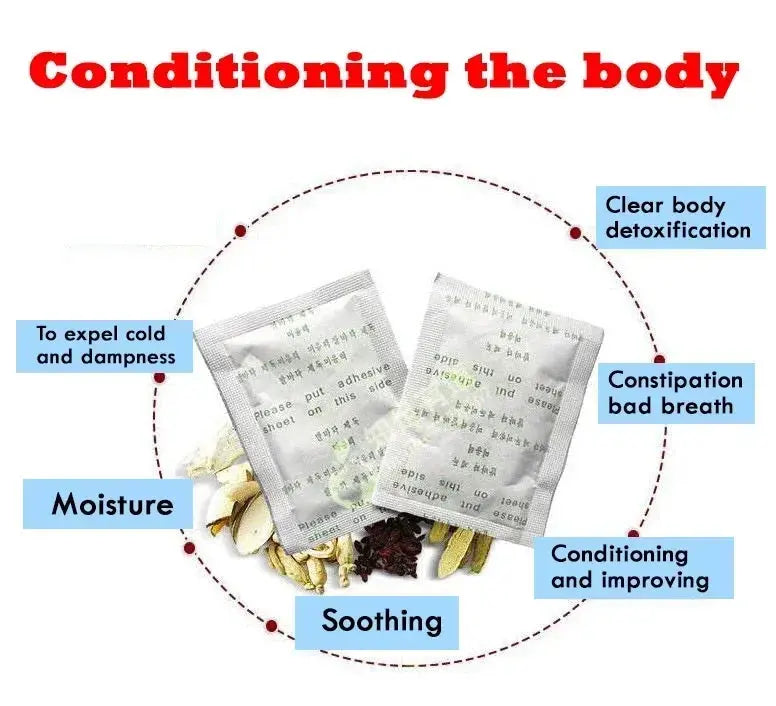 Kinoki Cleansing Detox Leg Healthy Herbal Pads 10pcs Hommart