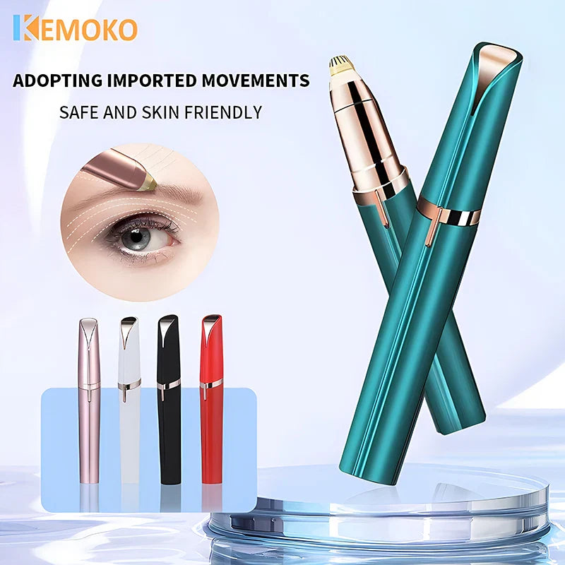 Electric Eyebrow Trimmer USB Charger Security Hair Removal Eye Brow Epilator Shaper Shaver