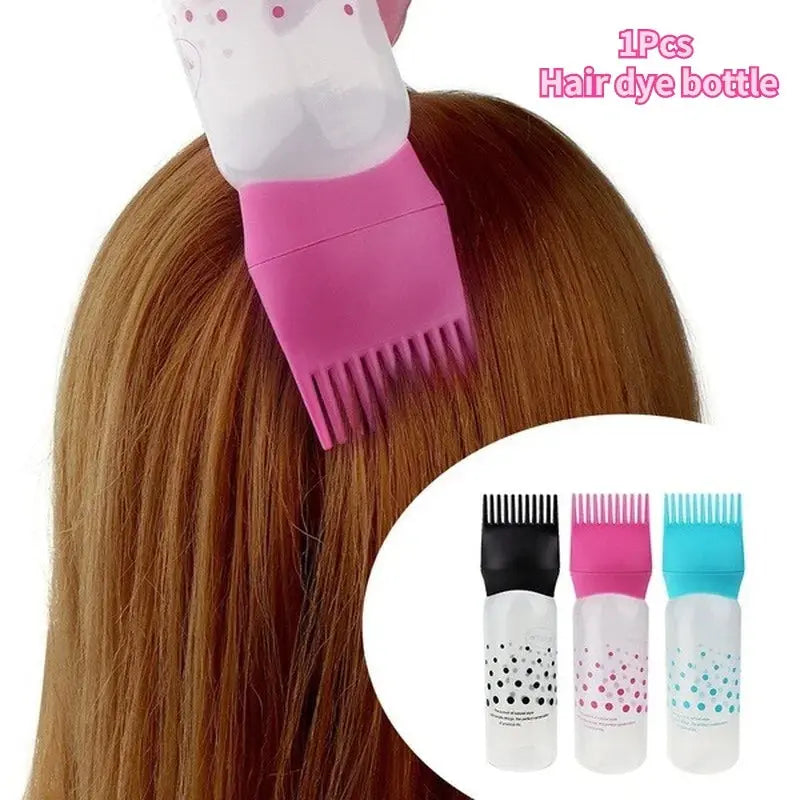 1Pcs Professional Refillable Hair Dye Applicator Brush Bottle Homemart
