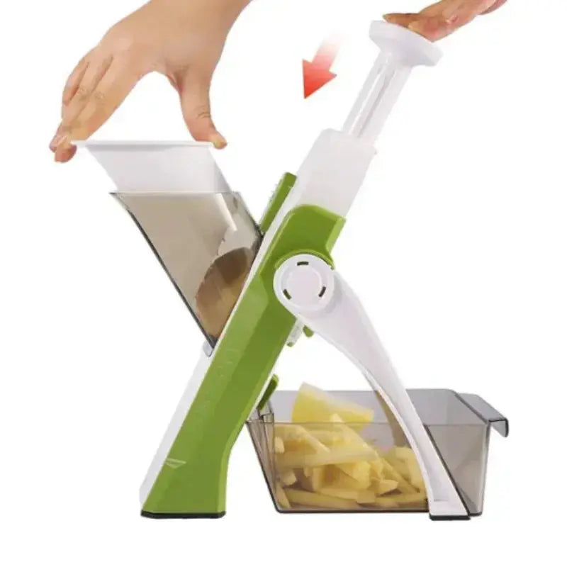 5 In 1 Vegetable Cutter Strip Cutter Adjustable Thickness Multi-Function Vegetable Cutter Safe Kitchen Accessories Gadget Hommart
