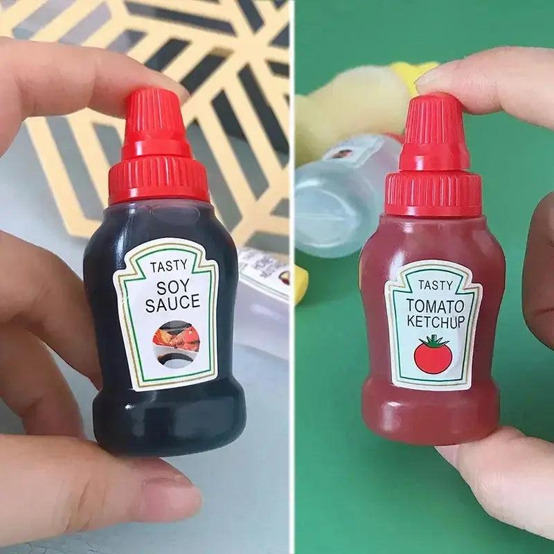 Mini Condiment Bottle Camping Squeeze Bottles Hommart