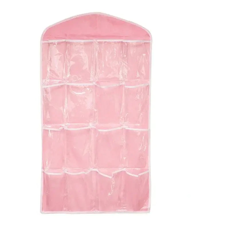 16Pockets WardrobePockets Clear Hanging Bag Hommart