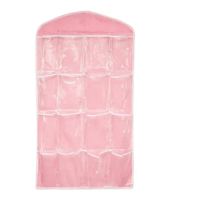 16Pockets WardrobePockets Clear Hanging Bag Hommart